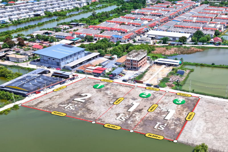 ขายที่ดิน ประชาอุทิศ 90 พระสมุทรเจดีย์ ใกล้วัดคลองสวน ถมแล้ว พร้อมใช้งาน (เพียงไร่ละ 8 ล้านบาท), Samut Prakan