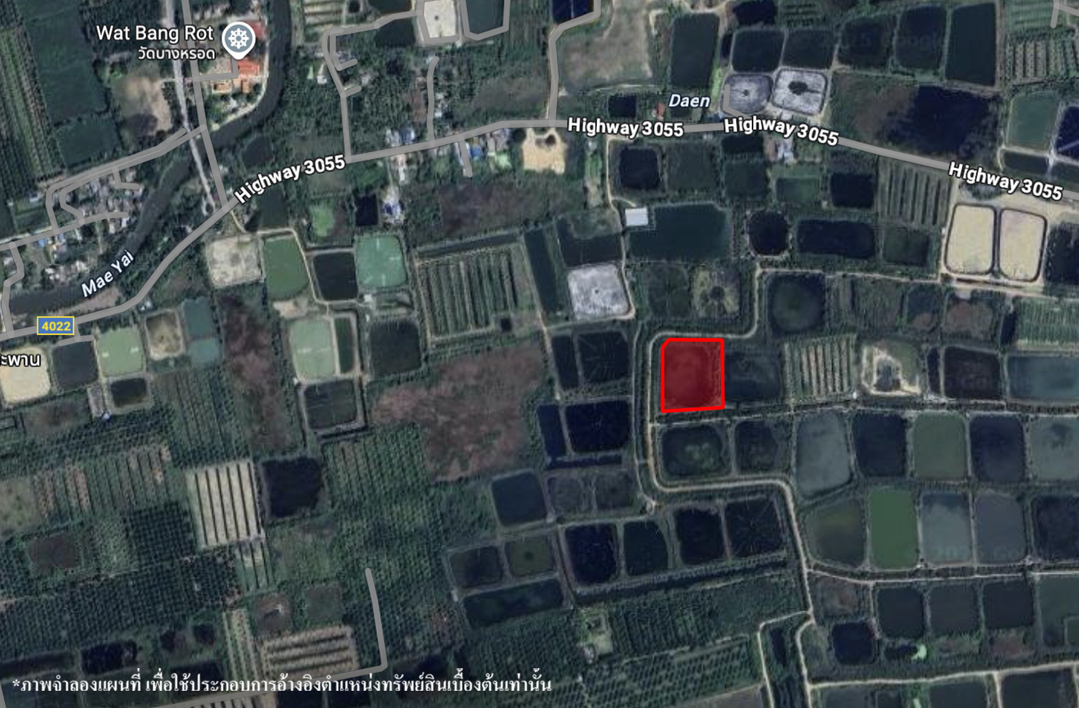 ที่ดินเปล่า โครงการกลุ่มเกษตรกรผู้เลี้ยงสัตว์น้ำ ท่าบอน สงขลา
