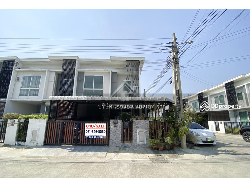ทาวน์โฮม 2 ชั้น หมู่บ้าน พฤกษา ไพร์ม สถานีรถไฟฟ้าบางพลู-ราชพฤกษ์ ต่อเติมพร้อมอยู่ หลังมุม, Nonthaburi
