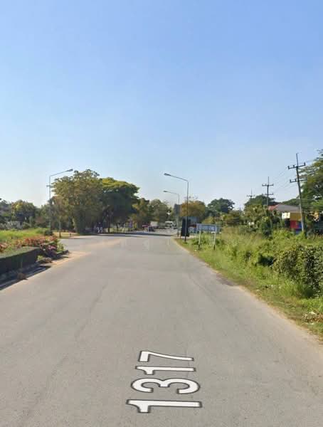 Beautiful plot of land,next to the main road, 1317 Orange Plan, area 9-0-21 rai, San Kamphaeng, Chiang Mai
