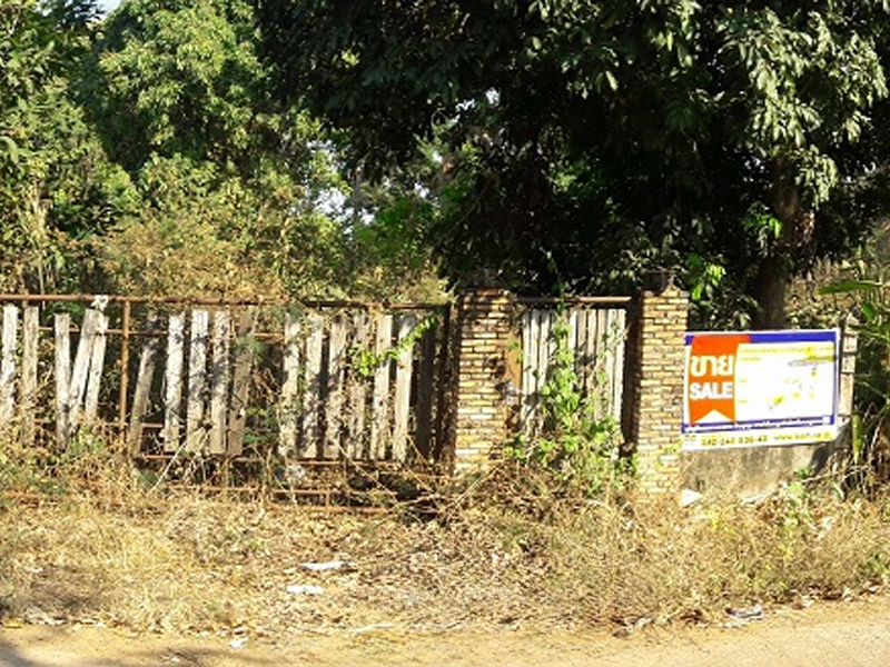 Empty land for sale in Sakon Nakhon province.