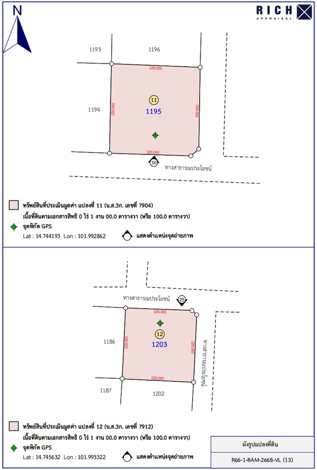 ที่ดินเปล่า โครงการราชพฤกษ์วิลล์ ปักธงชัย