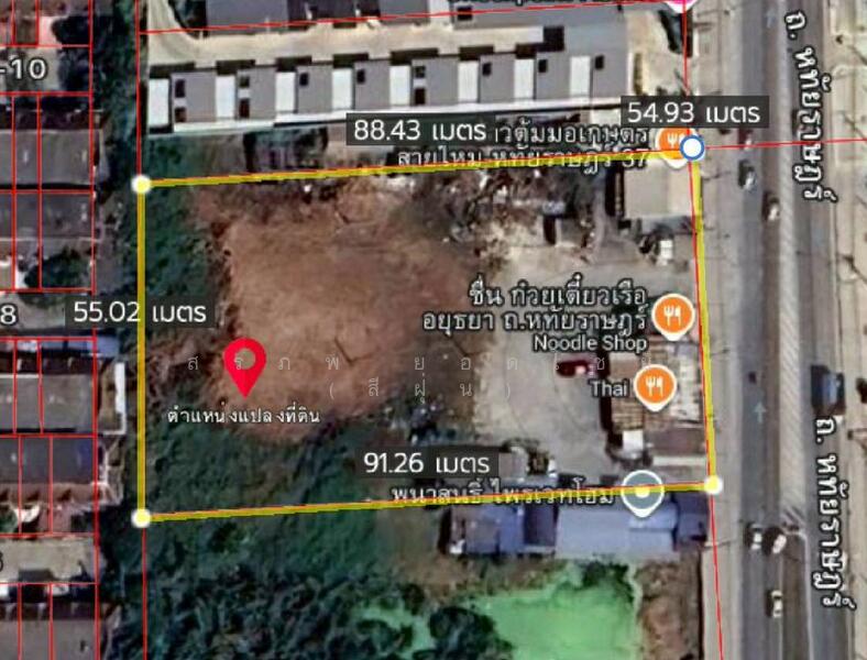 ขายที่ดินแปลงสวย ติดถนนหทัยราษฎร์ 3 ไร่ 1 งาน 56 ตร.ว. แขวงสามวาตะวันตก เขตคลองสามวา กรุงเทพมหานคร, Bangkok