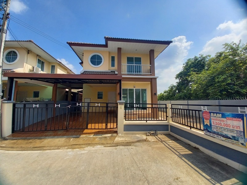 บ้านเดี่ยว 2 ชั้น โครงการร่มรื่น กรีน พาร์ค : ปรับปรุงใหม่