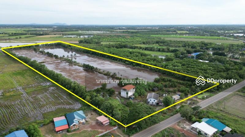 ขายที่ดินบางคล้า สี่เหลี่ยมสวย ติดถนนทางหลวงชนบท 4023, Chachoengsao