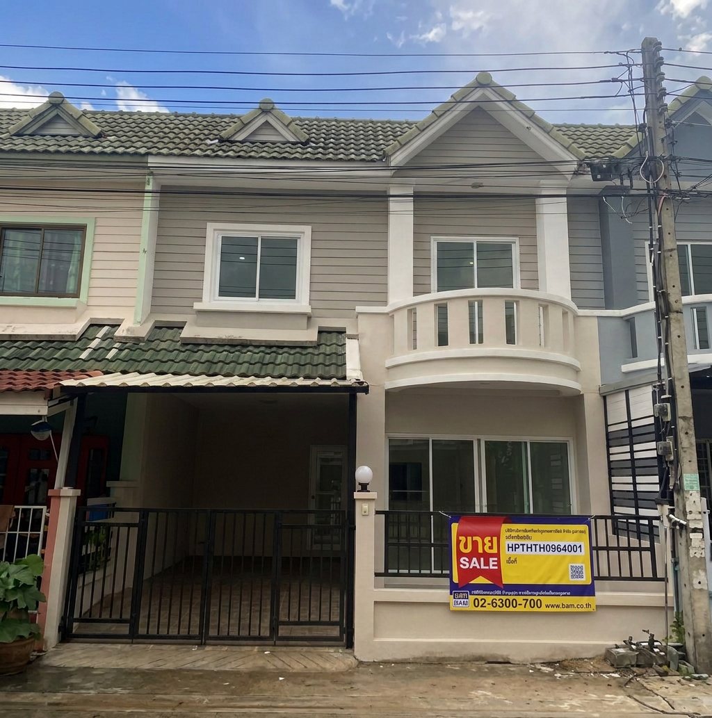ทาวน์เฮ้าส์ 2 ชั้น โครงการสินทรัพย์ 1 ธัญบุรี