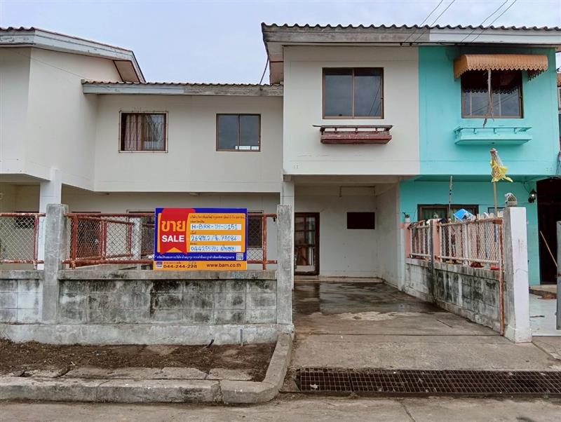 Two-story townhouse in Buriram Community Housing Project.