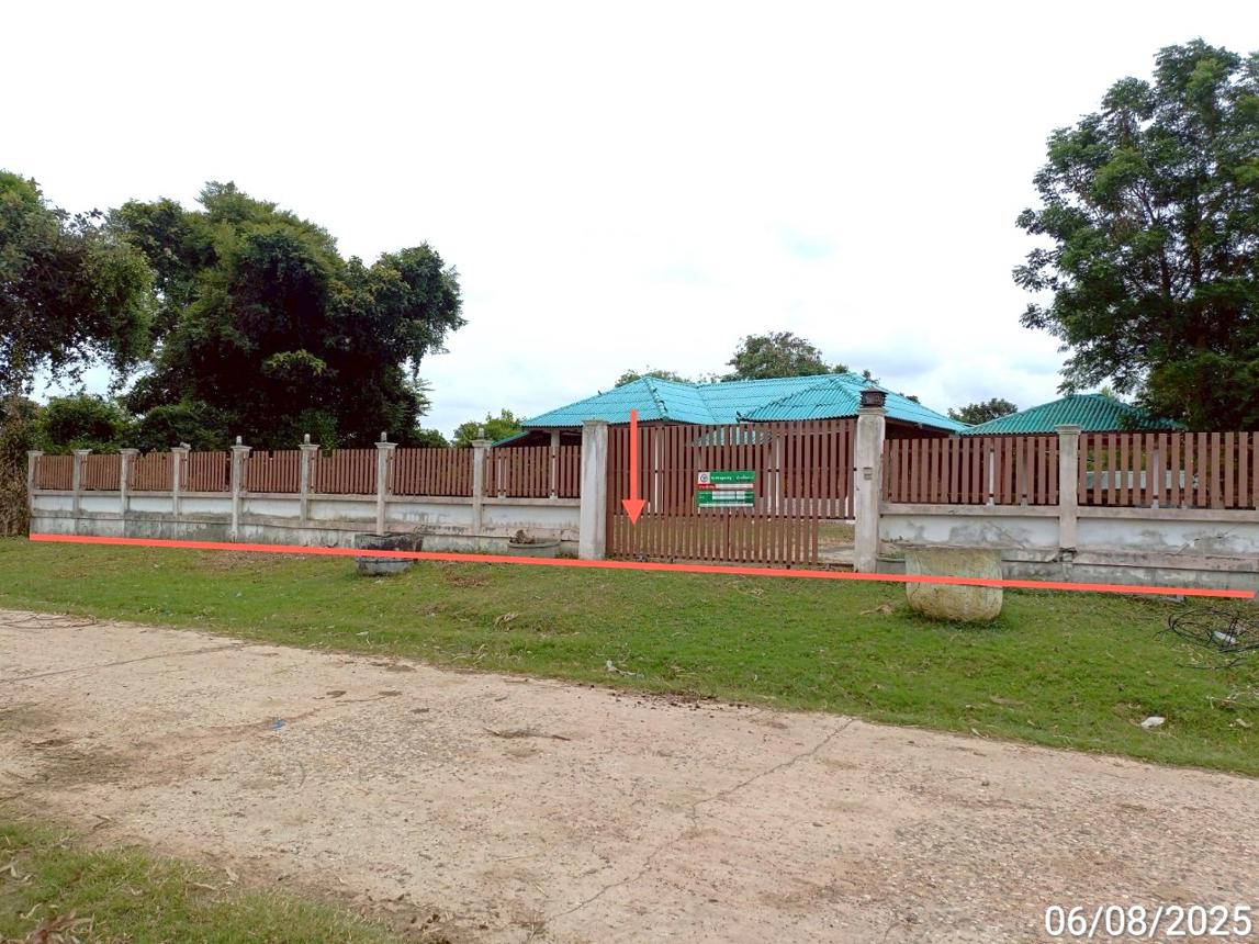 Single-detached house, rural style, Si Sa Ket, Roi Et