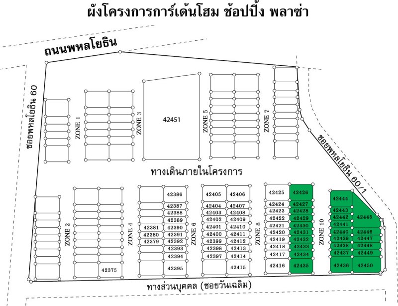 ที่ดินเปล่า โครงการการ์เด้นท์โฮม ช้อปปิ้ง พลาซ่า ปทุมธานี
