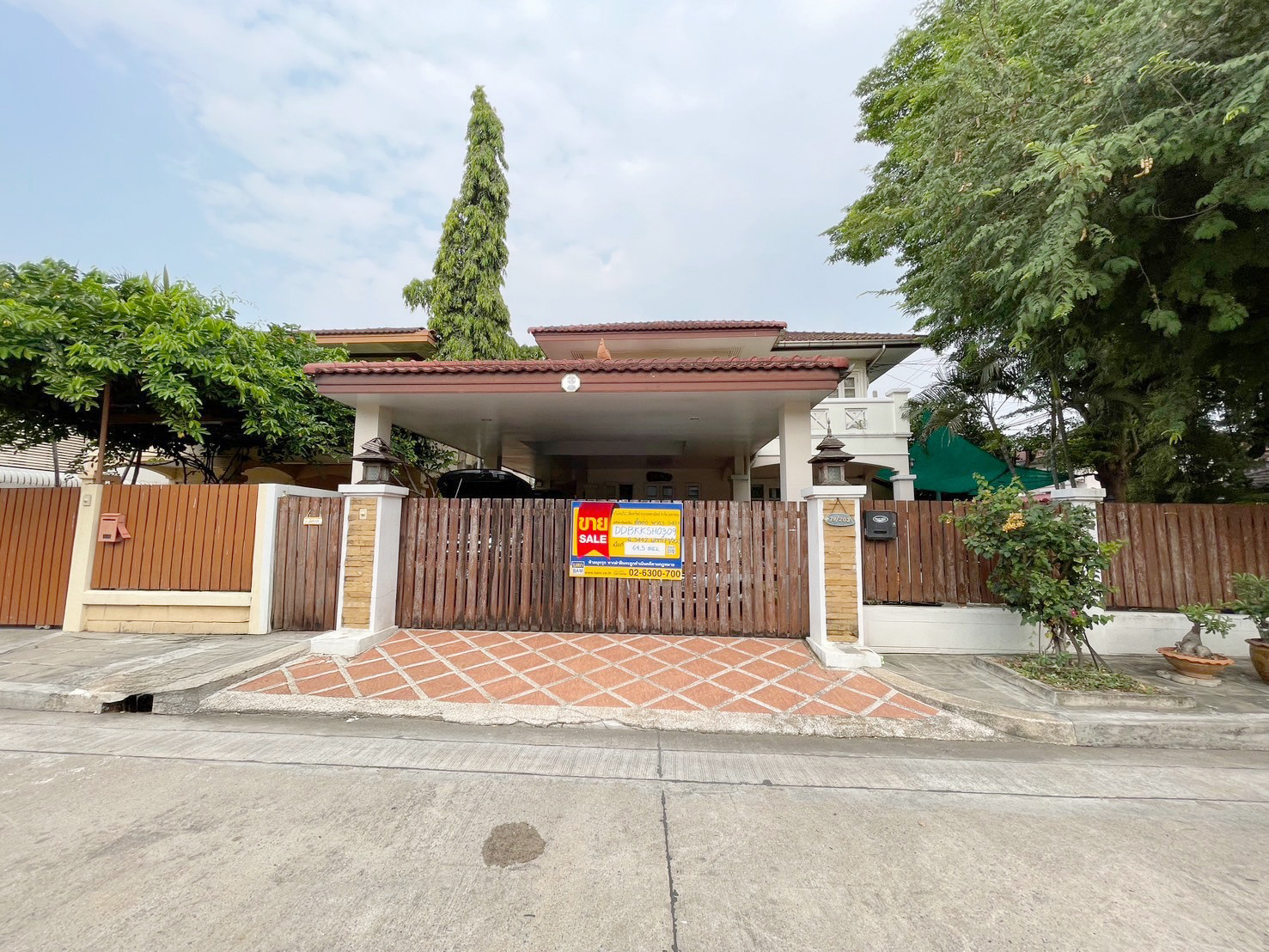 Single-family house, 2-storey, Sumangkur Project, Min Buri District 1.