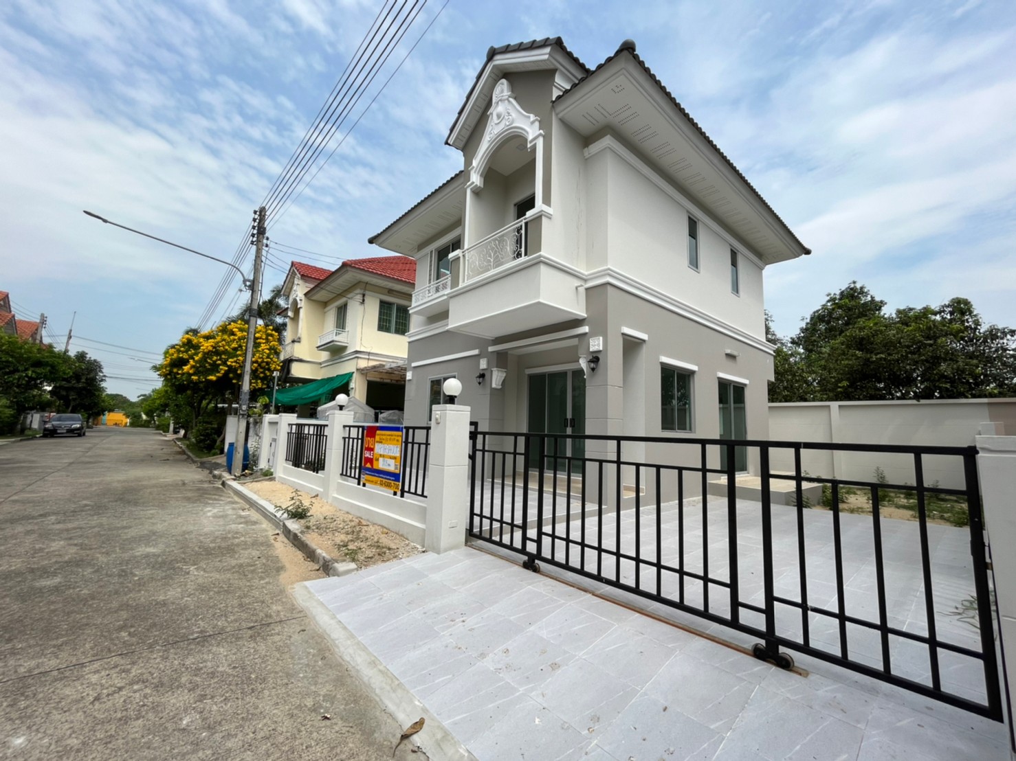 บ้านแฝด โครงการบ้านมณีรินทร์ พาร์ค 2 เมืองปทุมธานี :ปรับปรุงใหม่