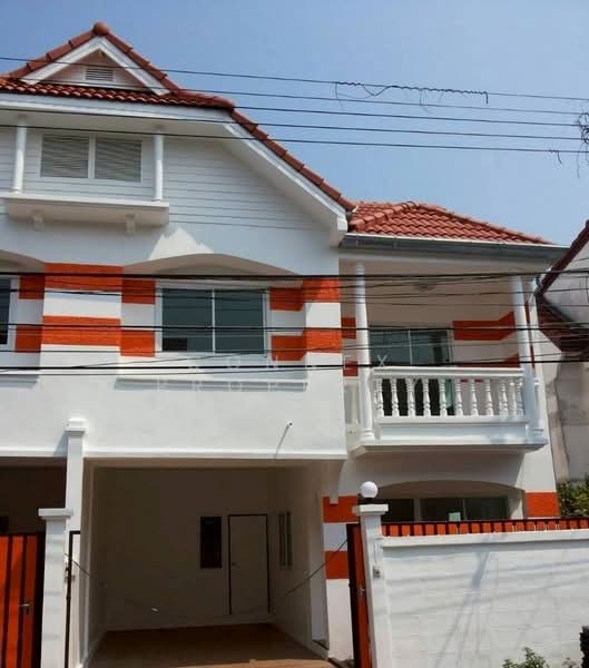 Two-story twin house on Ramintra Road., Bangkok