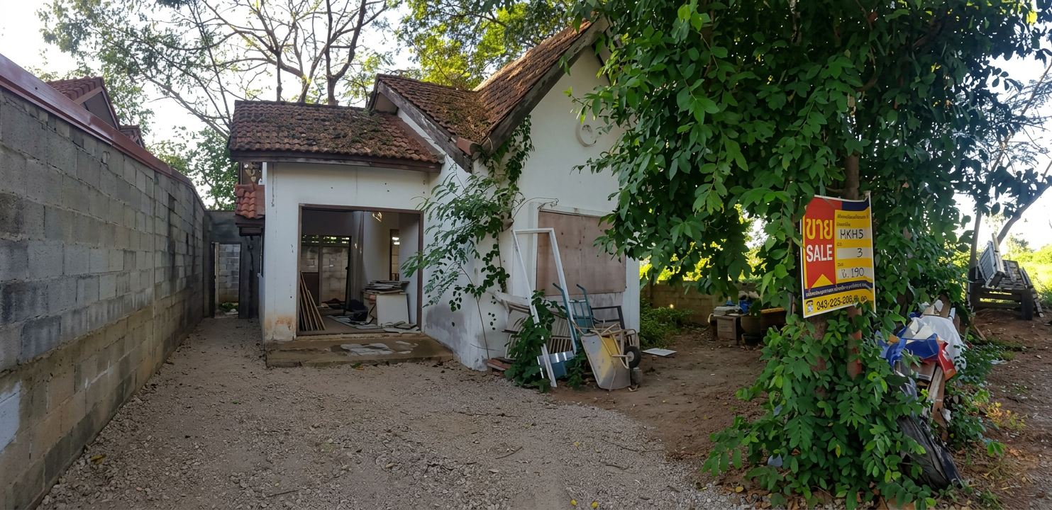 Single-story house, Tha Phra Village, Khon Kaen city