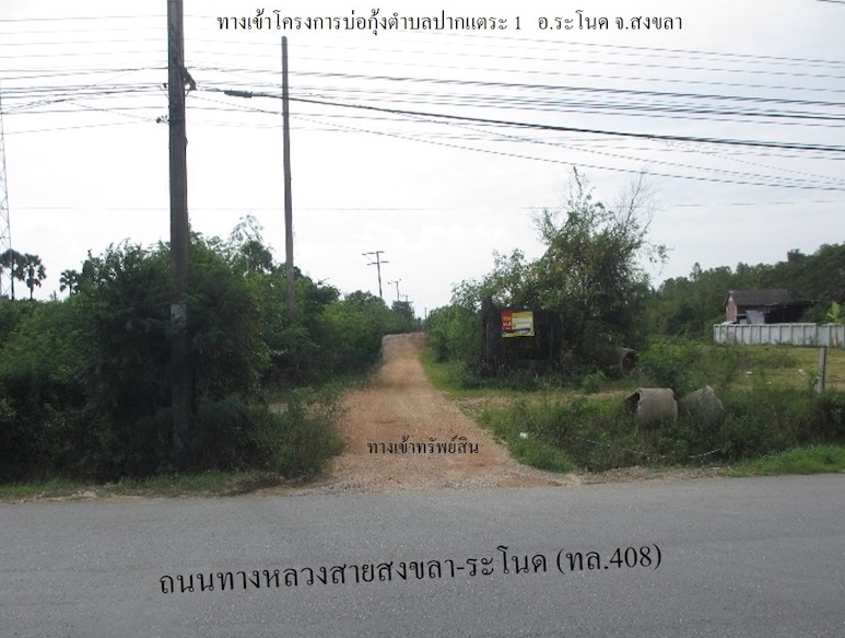 Vacant land, Pak Bata Project, Tambon Pak Bata 1, Songkhla