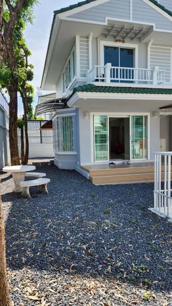 บ้านเดี่ยวหลังมุม หมู่บ้านสีวลี สุวรรณภูมิ–บางพลี รีโนเวทใหม่ทั้งหลัง ทำเลดีเยี่ยม, Samut Prakan