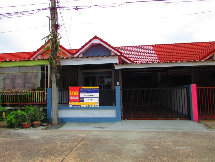 ทาวน์เฮ้าส์ โครงการบ้านสวนพานหิน 3 ศรีมหาโพธิ