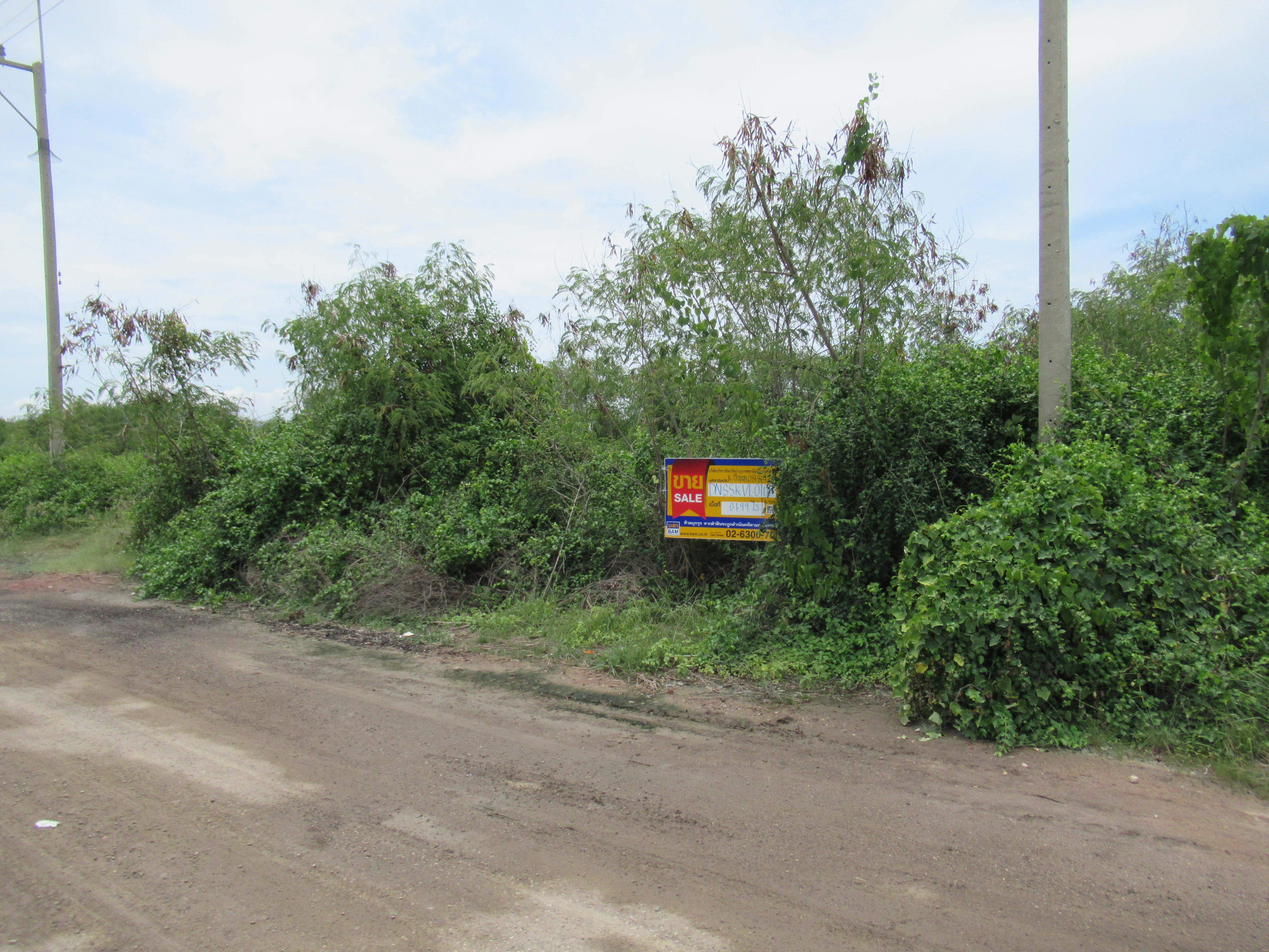 Vacant land at Le Châtelet Resort project.