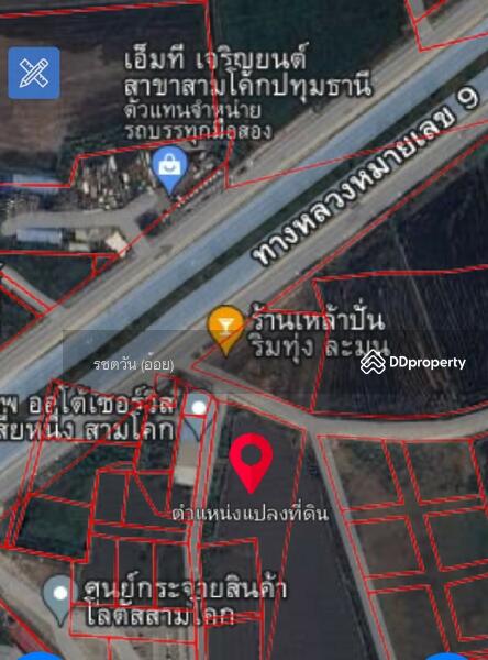 82193 - ขายที่ดิน 6 ไร่ ใกล้ศูนย์กระจายสินค้าโลตัส สามโคก, Pathum Thani