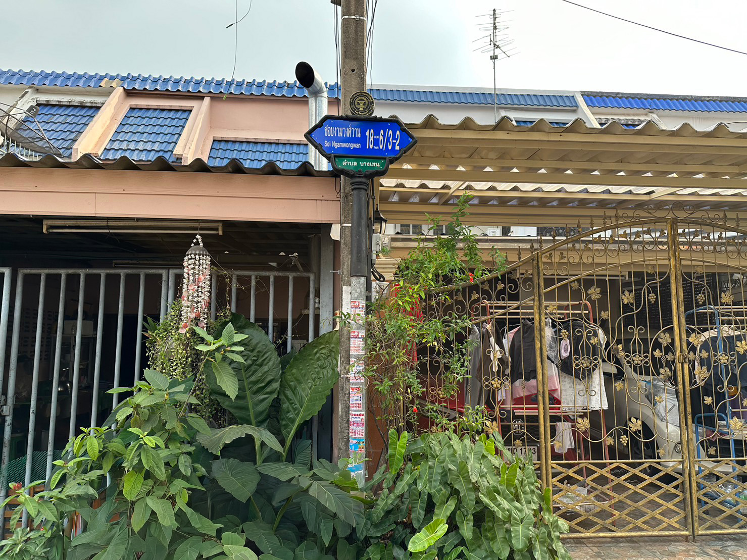 ทาวน์เฮ้าส์ โครงการมาสุขนิเวศน์ เมืองนนทบุรี