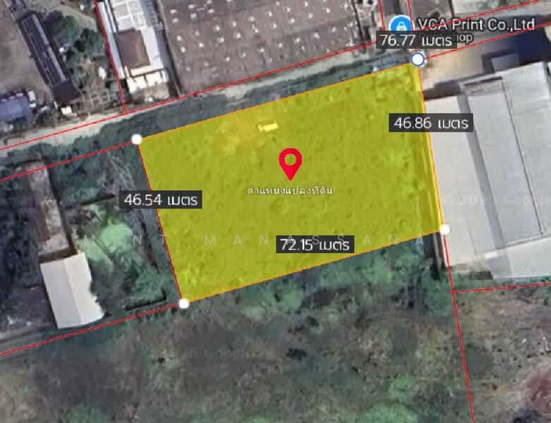 Land for Sale | Purple Zone | Soi Thian Thale 3/1 | Ideal for Factory & Warehouse Development, Bangkok
