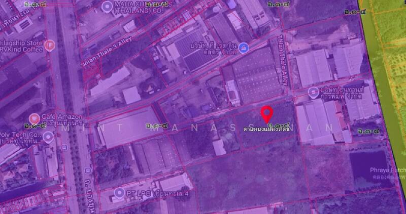 Land for Sale | Purple Zone | Soi Thian Thale 3/1 | Ideal for Factory & Warehouse Development, Bangkok