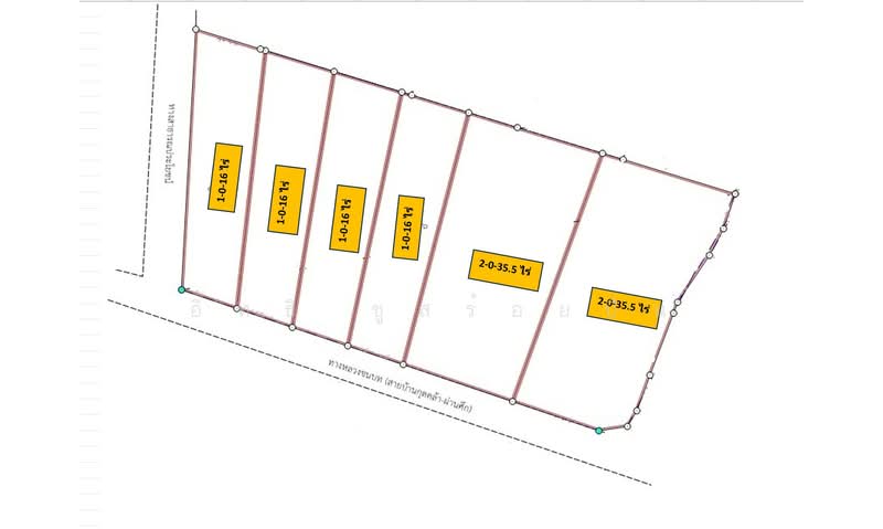Land for sale on rural road 1016 in front of khao loi resort, Nakhon Ratchasima