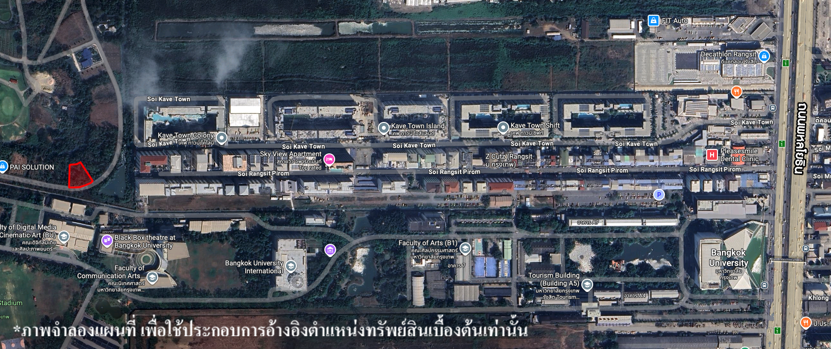 ที่ดินเปล่า โครงการไพน์เฮิร์ท กอล์ฟ แอนด์ คันทรีคลับ ปทุมธานี