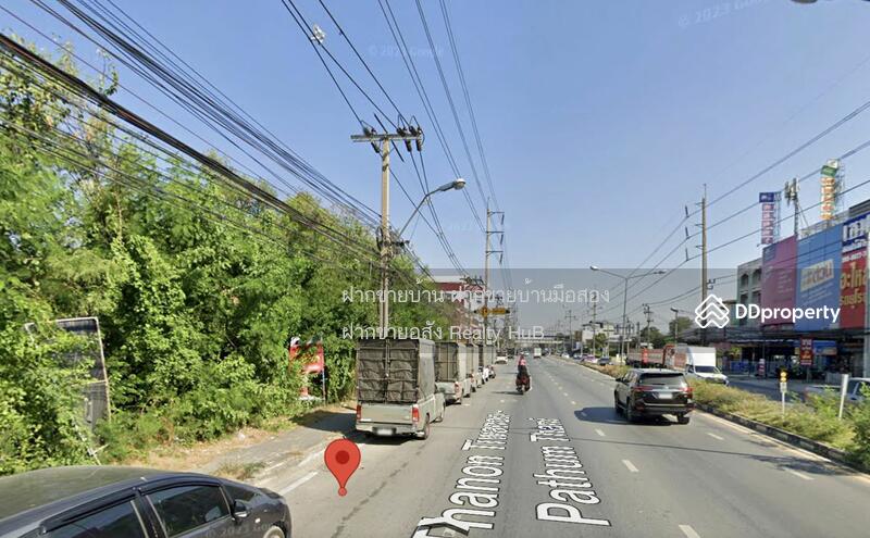 ขายที่ดินติดถนนใหญ่ติวานนท์-ปากเกร็ด 3-1-34 ไร่ เยื้องตลาดดวงแก้วพลาซ่า, Nonthaburi
