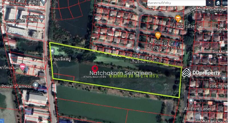 Sale of land 10 rai 174 square wa. Soi Thanasit, Theparak Road, Bang Pla , Bang Phli , Samut Prakan., Samut Prakan