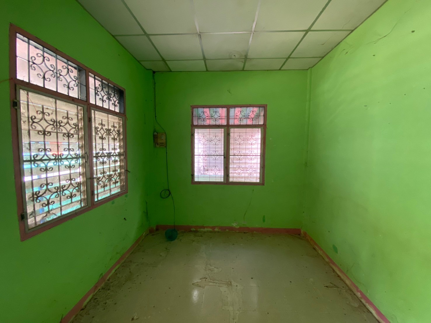 บ้านแฝด โครงการสันติสุข ปราจีนบุรี