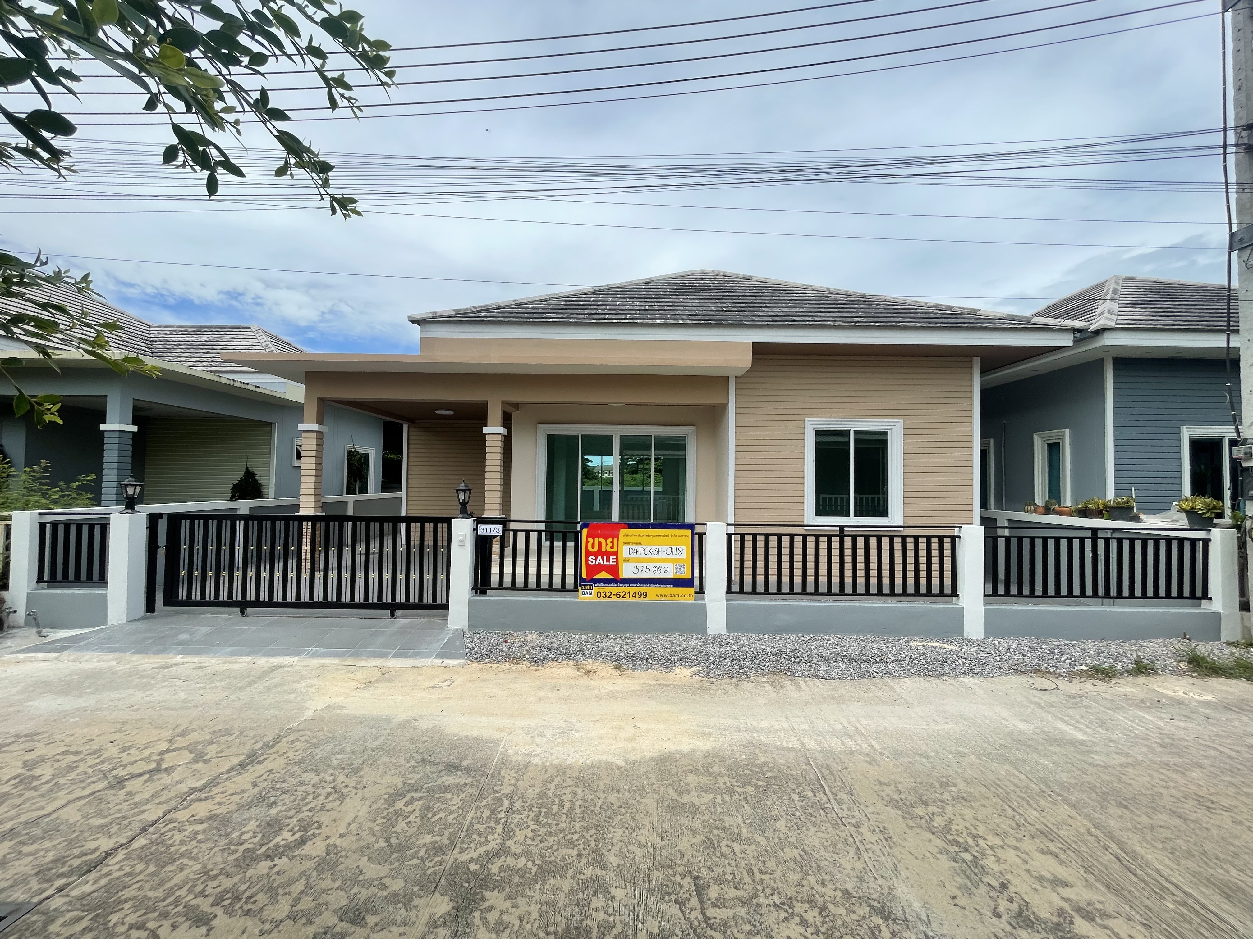 บ้านเดี่ยว โครงการบ้านทรัพย์เพิ่มพูน หัวหิน