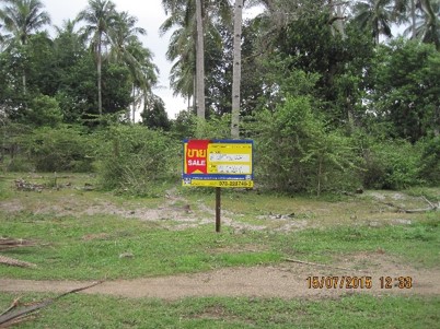 Empty Land in Narathiwat Province