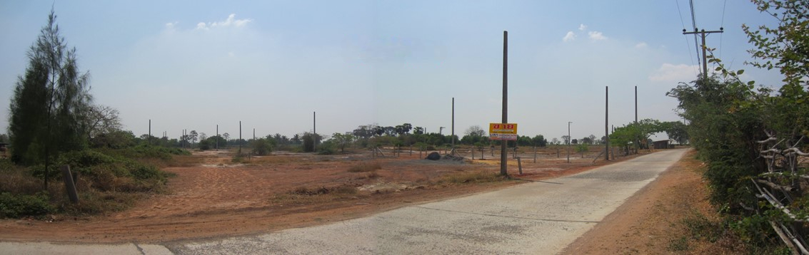 Empty land, Don Bo School project, Nakhon Ratchasima province.