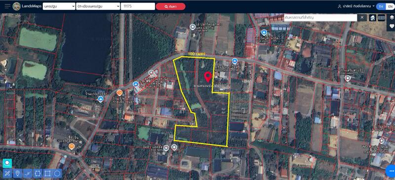 ขายด่วน ที่ดิน เมืองนครปฐม 13 ไร่ ผังสีชมพู เหมาะซื้อเก็งกำไร หรือพัฒนาทำโครงการบ้านพักอาศัย, Nakhon Pathom