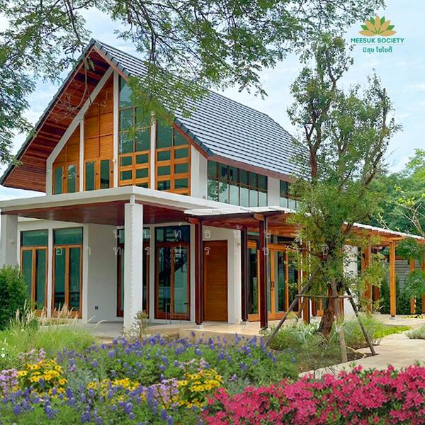 ขายWhite Villa 2 ชั้น พร้อมสระว่ายน้ำส่วนตัว ในโครงการ วิลล่า มีสุข จังหวัดเชียงใหม่, Chiang Mai