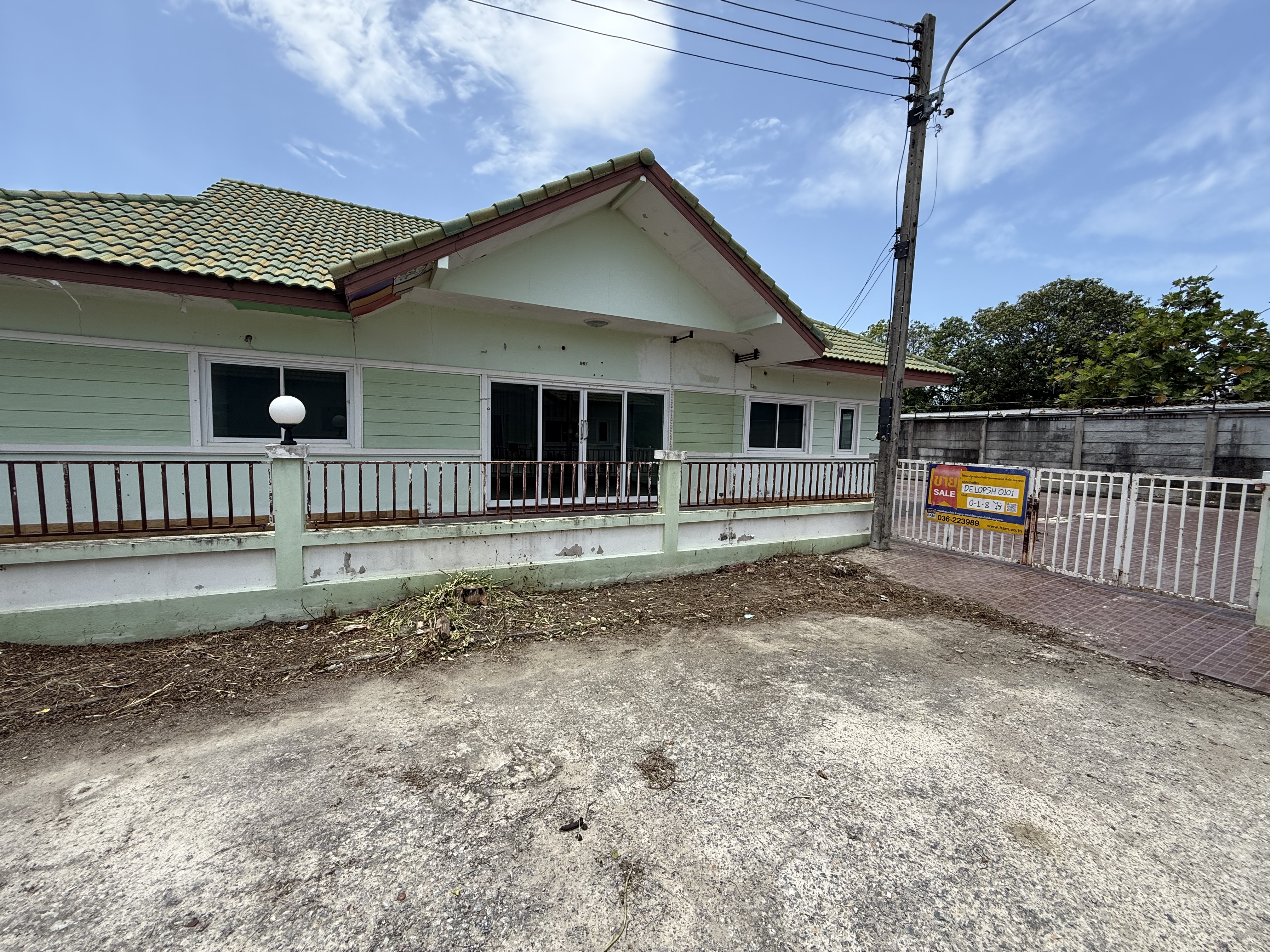 บ้านเดี่ยว โครงการศรีกรีนพาร์ค จังหวัดลพบุรี
