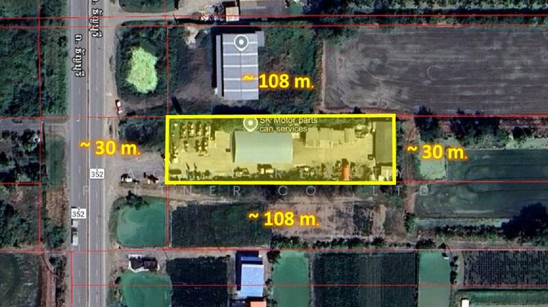 Land for Sale with Warehouse and Office Pathum Thani, Pathum Thani