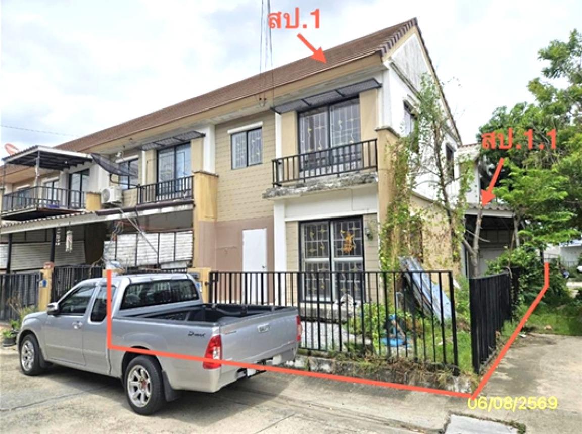 ทาวน์เฮ้าส์ บ้านพฤกษา 58/2 ลาดกระบัง-สุวรรณภูมิ บางเสาธง สมุทรปราการ