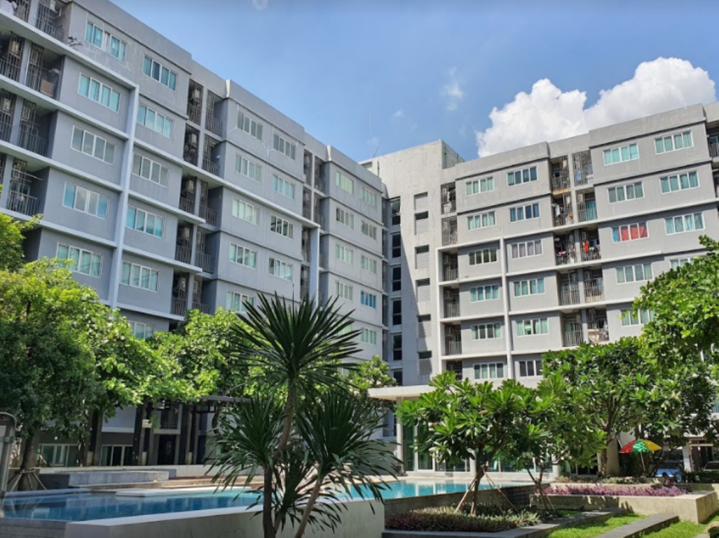 คอนโดมิเนียม โครงการดี คอนโด รามอินทรา 2 หลังมุม สภาพใหม่ 2 ห้องนอน 2 ห้องน้ำ