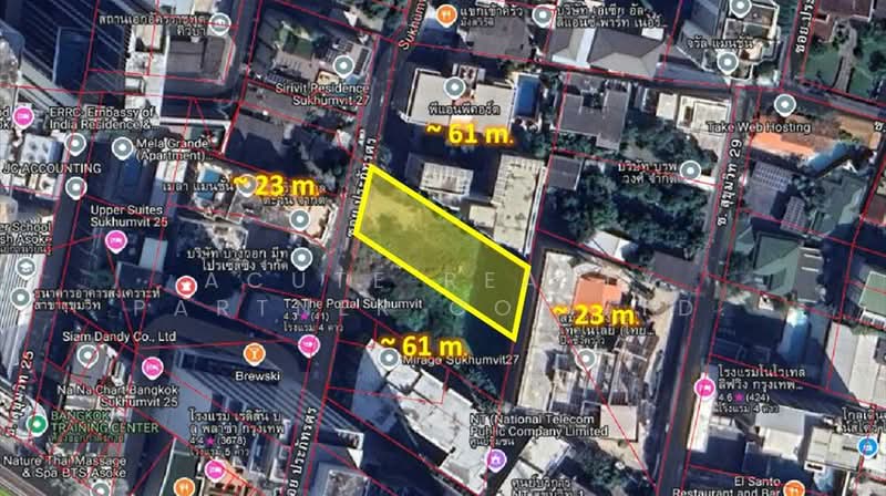 Land for Sale Potential Location Soi Sukhumvit 27, Bangkok