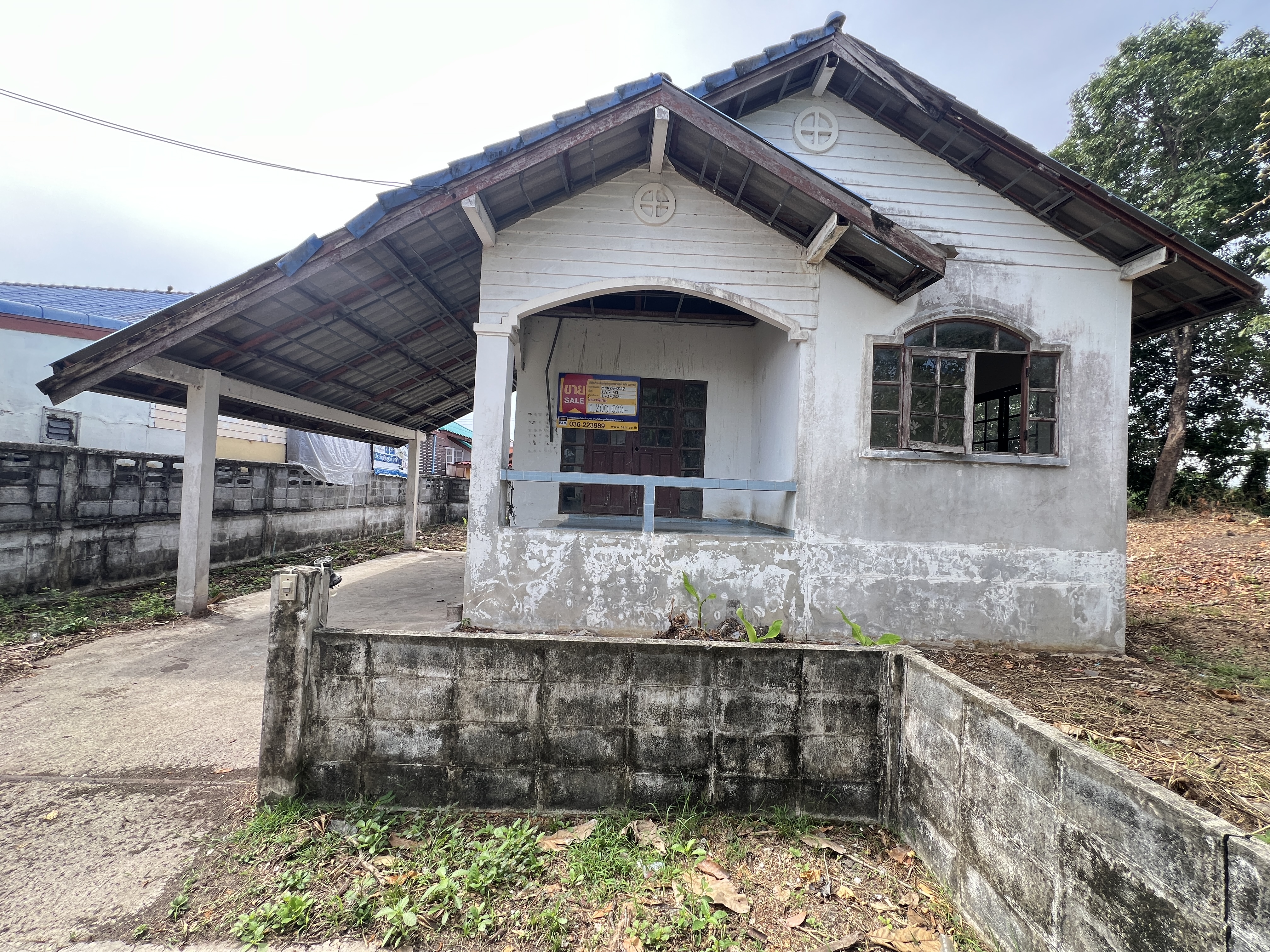 บ้านเดี่ยว โครงการบ้านสวนแสนสุข องครักษ์