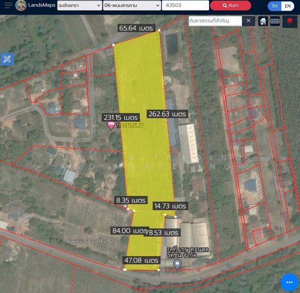 ขายที่ดินเปล่า เกาะขนุน ฉะเชิงเทรา, Chachoengsao