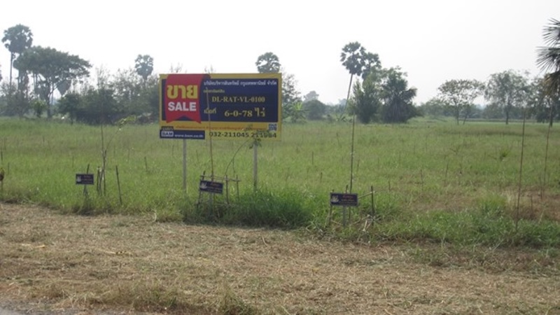 Empty Land in Ratchaburi