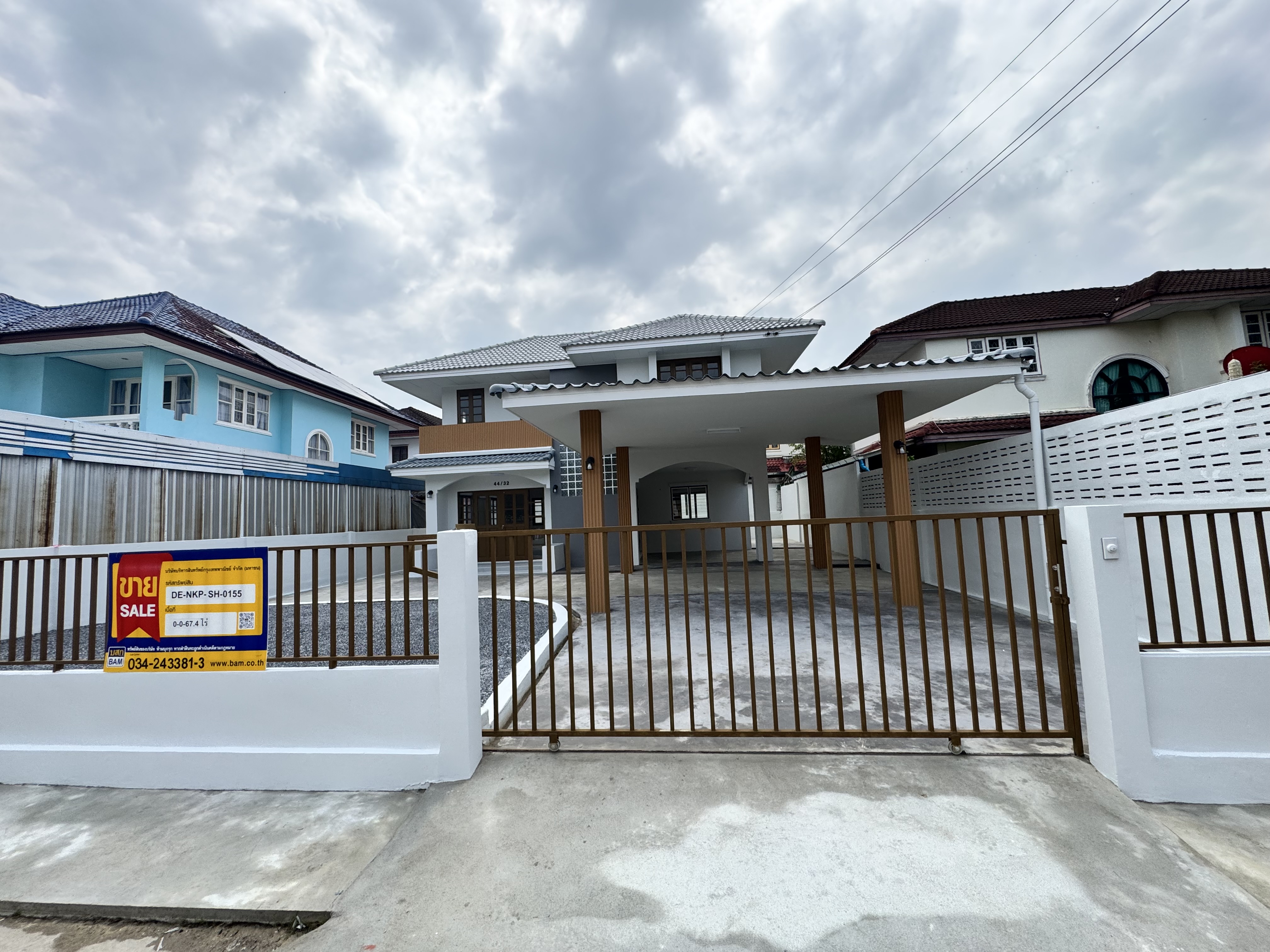 บ้านเดี่ยว 2 ชั้น โครงการกฤษณา 2_slice สามพราน : ปรับปรุงใหม่