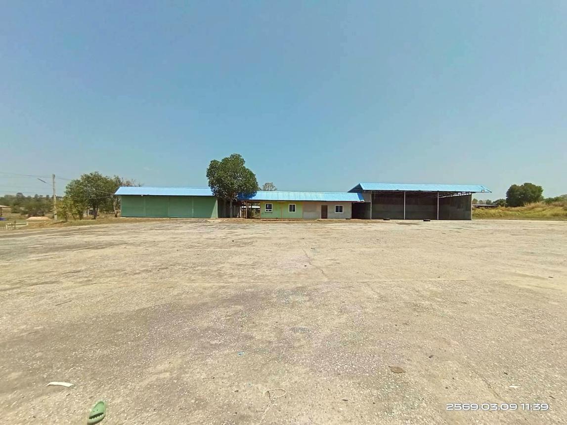 Warehouse for rent in Mahasarakham, a storage space with a total area of 1,200 square meters, suitable for warehouse or logistics use.