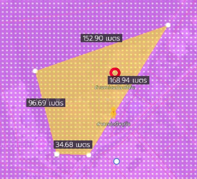 Land for sale in Khao Khan Song, purple pattern, 5 rai, Soi Sermsuk Resort, next to Pinthong 5, Chon Buri (Pattaya)