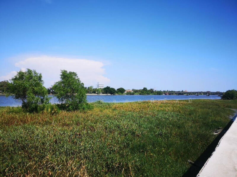 ประกาศขายที่ดินติดแม่น้ำท่าจีน 40ไร่ ใกล้สวนสาธารณะพุทธมณฑล, Samut Sakhon