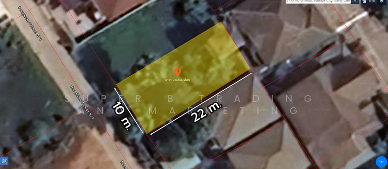 Land for sale, 53 sq m, near Jomtien Beach, Bang Lamung, Thung Klom - Talman, Soi 5/1, Chonburi, Chon Buri (Pattaya)