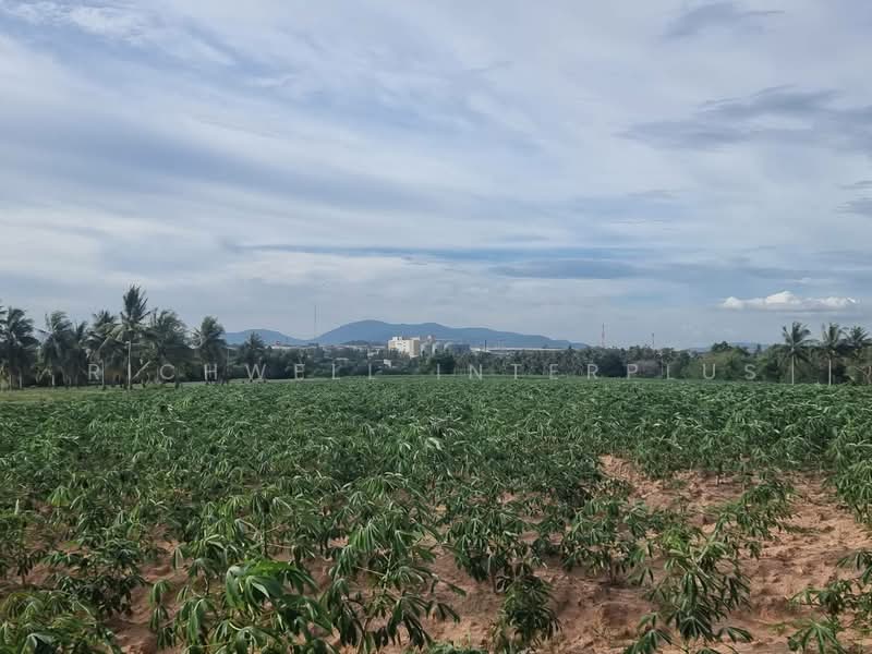 Purple land for sale, 4 rai, Huai Prab - Map Yang Phon, suitable for building a dormitory,, Rayong