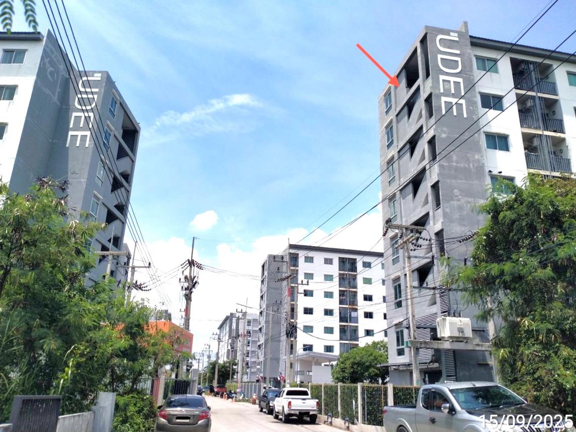 Condominium located in Chachoengsao City, Chachoengsao Province, Phase 4 of Chachoengsao Condo.